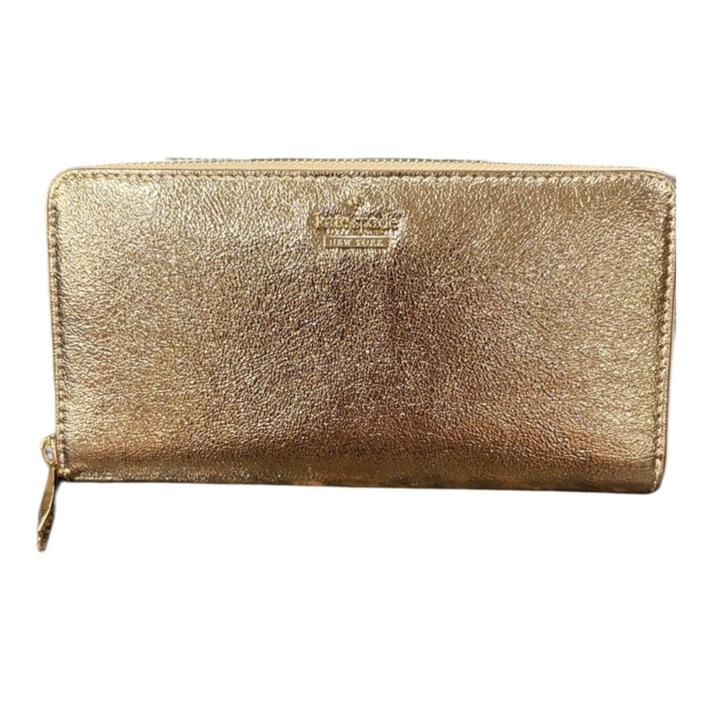 NWOT Kate Spade Gold Wallet